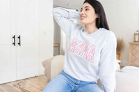 embroidered mama sweatshirt