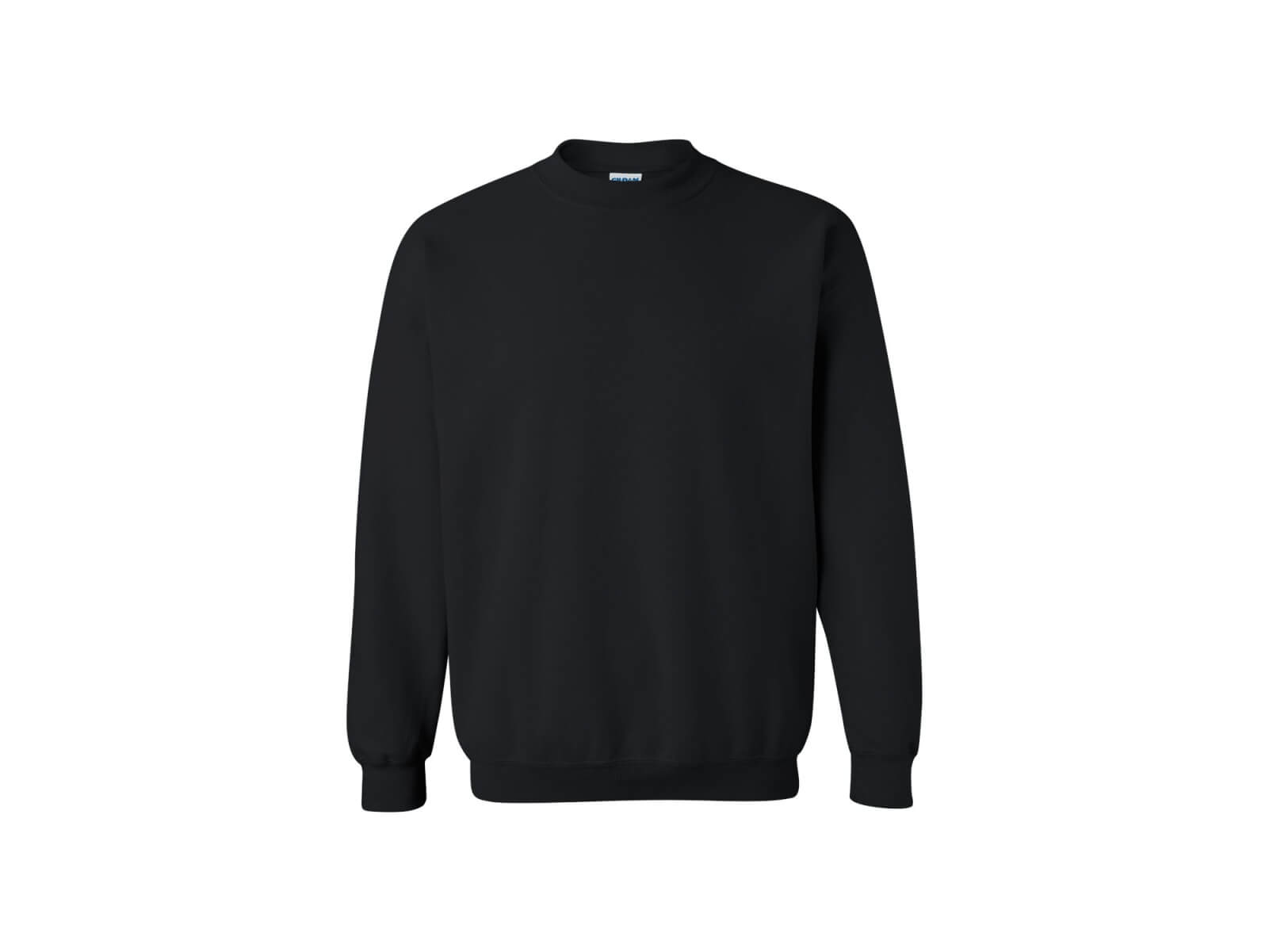 black crewneck sweatshirt