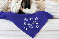 team name custom stadium blanket