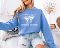 Espresso Martini Sweater - Cozy Sweater Featuring Fun Cocktail Design - EverlyGrayce