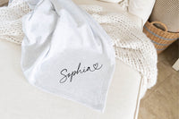 Personalized Blanket for Adults | Custom Throw Blankets with Name - EverlyGrayce