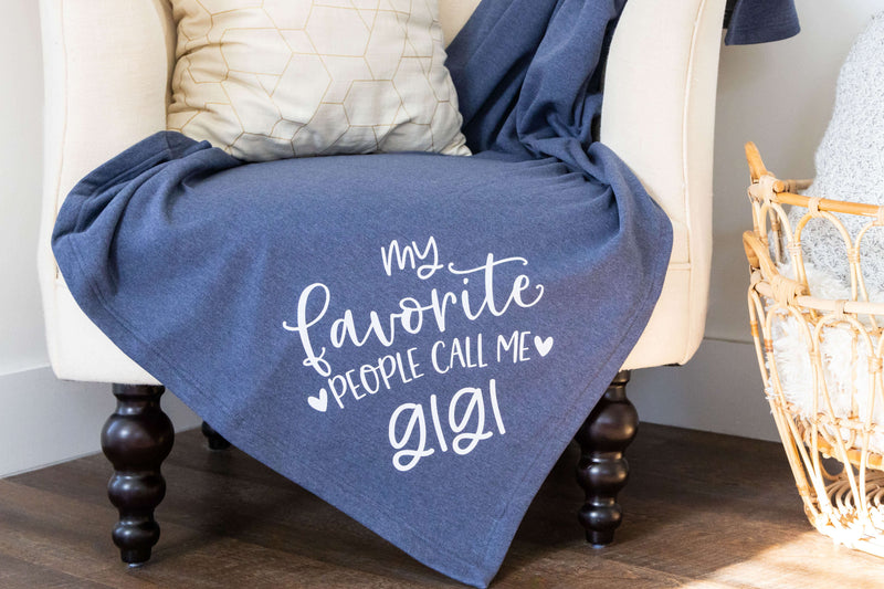 personalized blanket for grandma with custom name