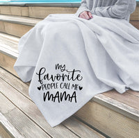 personalized blankets for mom