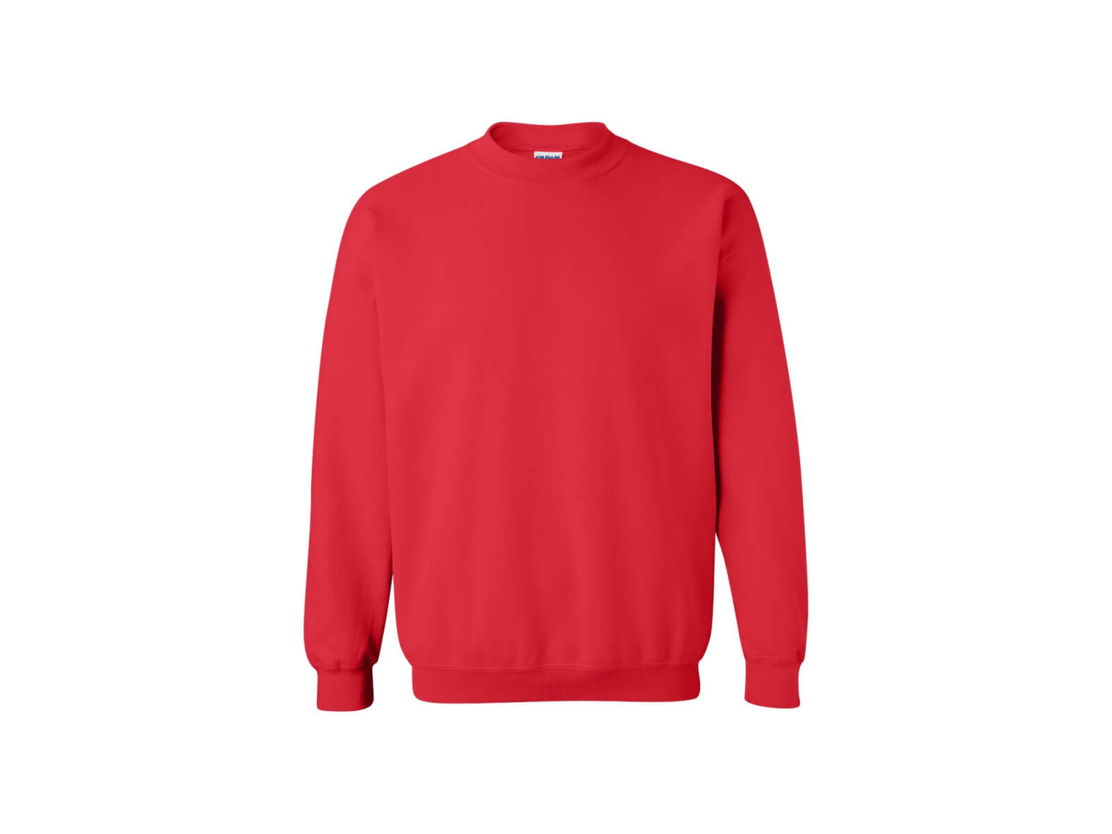 red crewneck sweatshirt