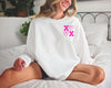 Valentines Day XOXO Sweatshirt Heart Shirt - EverlyGrayce 