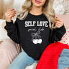 Bow Sweatshirt Coquette Cherry Valentine's Day Shirt - EverlyGrayce 