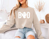 BOO Ghost Face Halloween Sweatshirt for Women