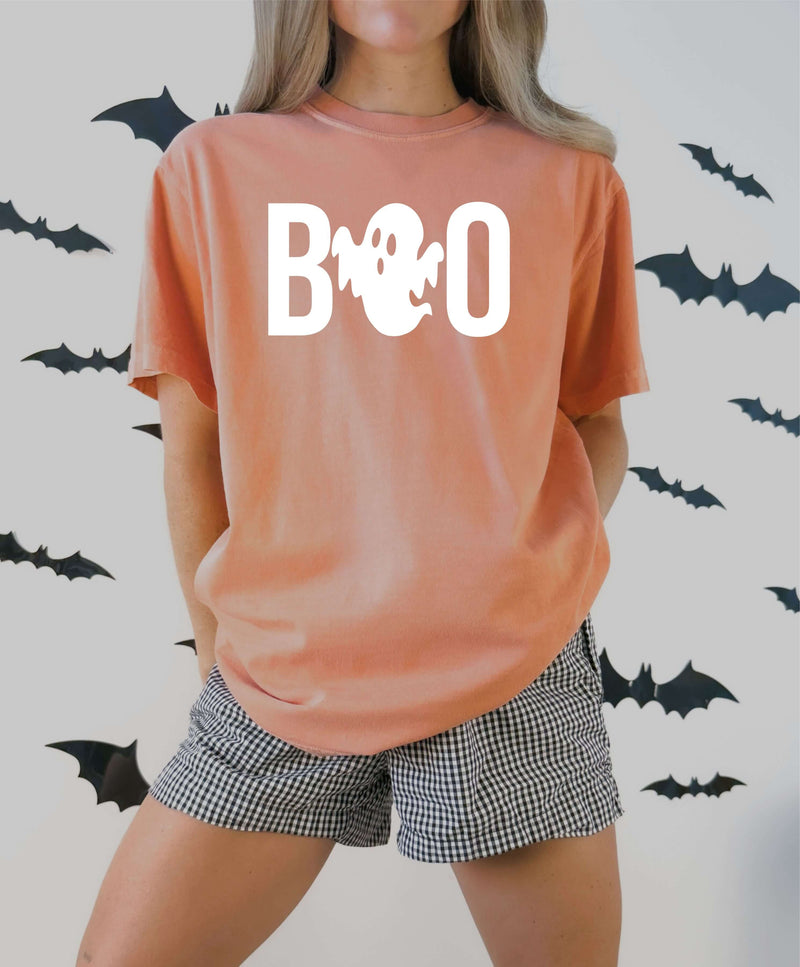 Ghost BOO Halloween Shirt for Women