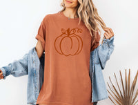Minimal Pumpkin Fall Tee