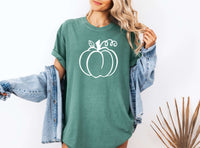 Minimal Pumpkin Fall Tee
