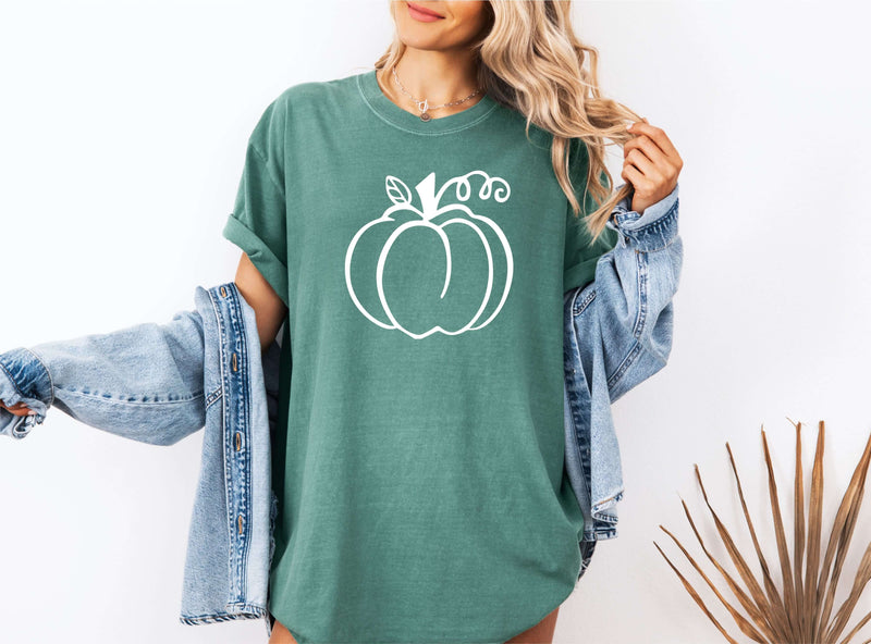 Minimal Pumpkin Fall Tee