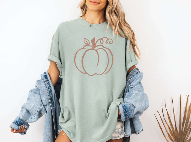 Minimal Pumpkin Fall Tee