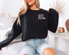 BOO Halloween Sweatshirt for Women with Heart Icon