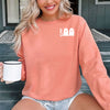 Comfort Colors Halloween Sweatshirt with Ghosts