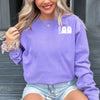 Comfort Colors Halloween Sweatshirt with Ghosts