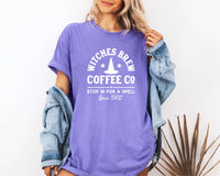 Witches Brew Coffee Co Halloween Shirt