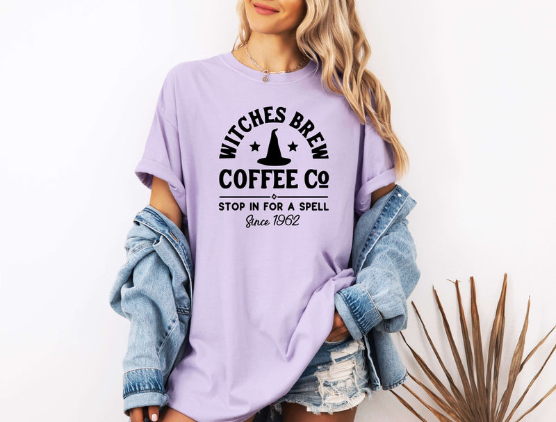 Witches Brew Coffee Co Halloween Shirt
