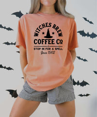 Witches Brew Coffee Co Halloween Shirt