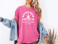 Witches Brew Coffee Co Halloween Shirt
