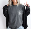 Skeleton Peace Sign Halloween Shirt