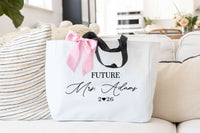 bride to be tote bag
