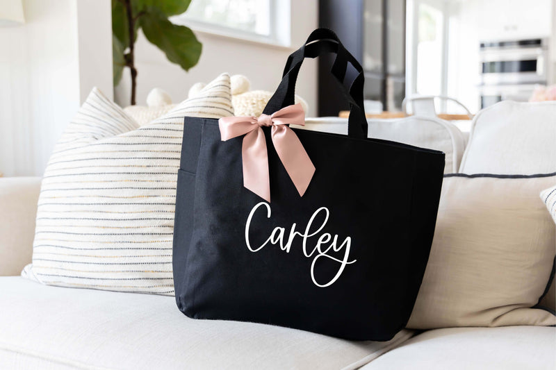bridesmaid bags personalized with names