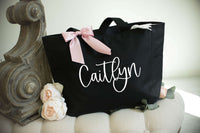 bridesmaid bags personalized with names