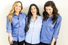 monogrammed bridesmaid oxford shirts