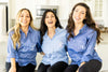 monogrammed bridesmaid oxford shirts