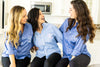 monogrammed bridesmaid oxford shirts