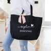 bridesmaid tote bags personalized with names