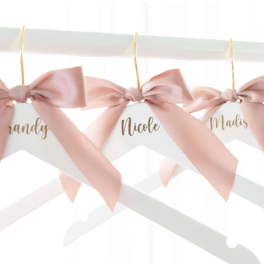 custom bridesmaid hangers
