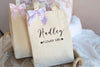 custom flower girl tote bag