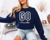 go team sweatshirt with custom team name