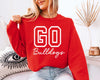 go team sweatshirt with custom team name