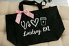 custom nurse bags with nursing icons