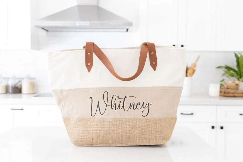custom tote bag for whitney