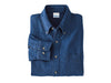 denim button down shirt ink blue 