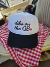 dibs on the quarterback trucker hat