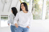 embroidered bride sweatshirt
