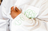 embroidered cuffs bridal button up shirt