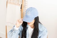 Monogram Ball Cap Womens Baseball Hats - EverlyGrayce 