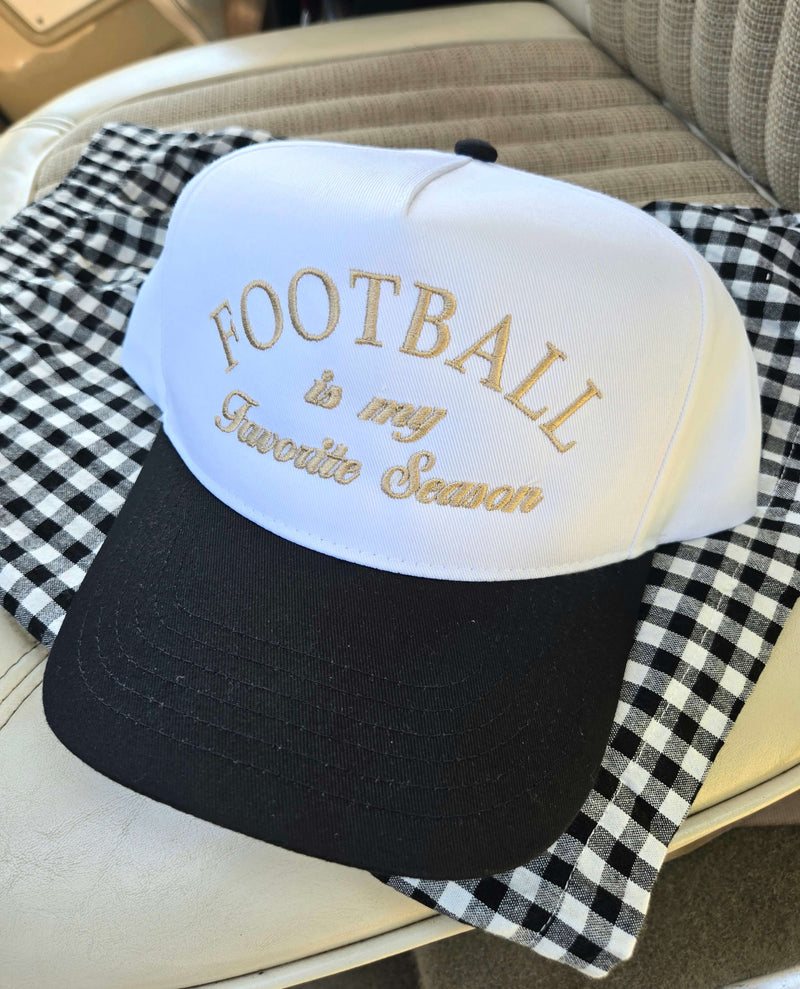 football is my favorite season hat
