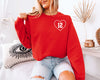football mom sweatshirt with custom number
