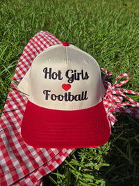 hot girls love football sports trucker hats