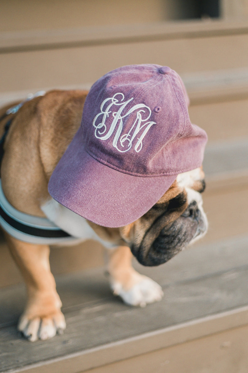 Womens Baseball Cap Monogrammed Hats - EverlyGrayce 