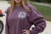 Monogram Crewneck Sweatshirt with Initials - EverlyGrayce 