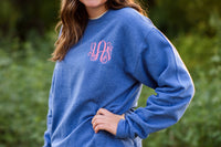 Embroidered Monogrammed Sweatshirts for Women - EverlyGrayce 