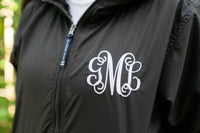 Monogrammed Charles River Rain Jacket Pullover - EverlyGrayce 