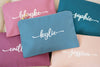 Custom Makeup Bags | Canvas Cosmetic Bag - EverlyGrayce 